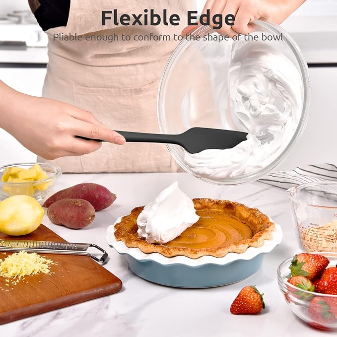 Heat Resistant Silicone Large Spatula: U-Taste 600ºF High Heat Flexible 11.38in - Image 4