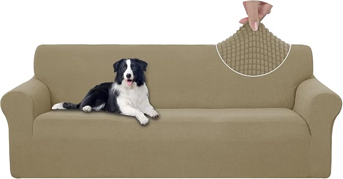 U-NICE HOME 4 Seater Stretch Couch Cover Sofa Cover Washable Sofa Slipcover by U-NICEHOME