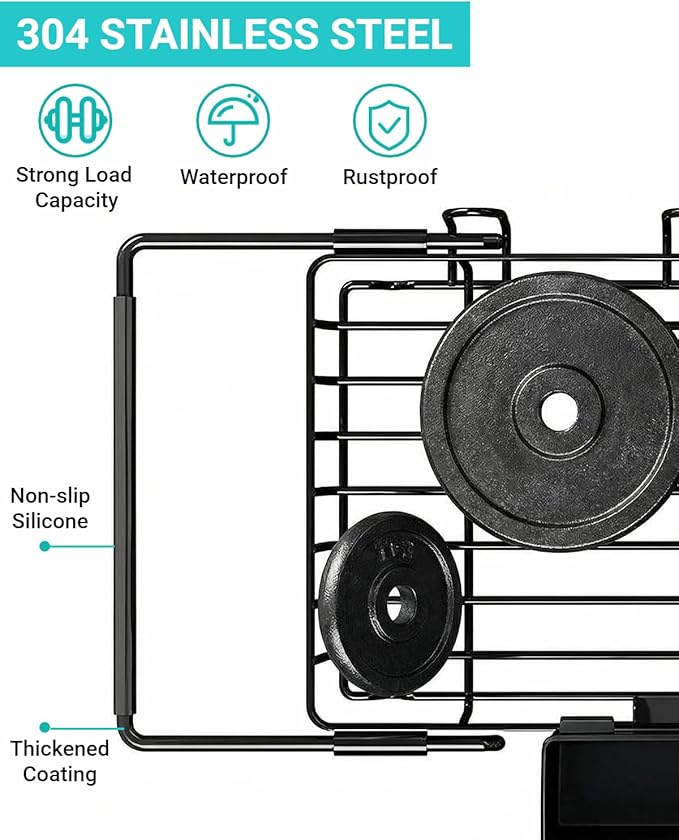 Sylfaen Expandable Over The Sink Dish Drying Rack, Stainless Steel Dish Rack in - Image 6