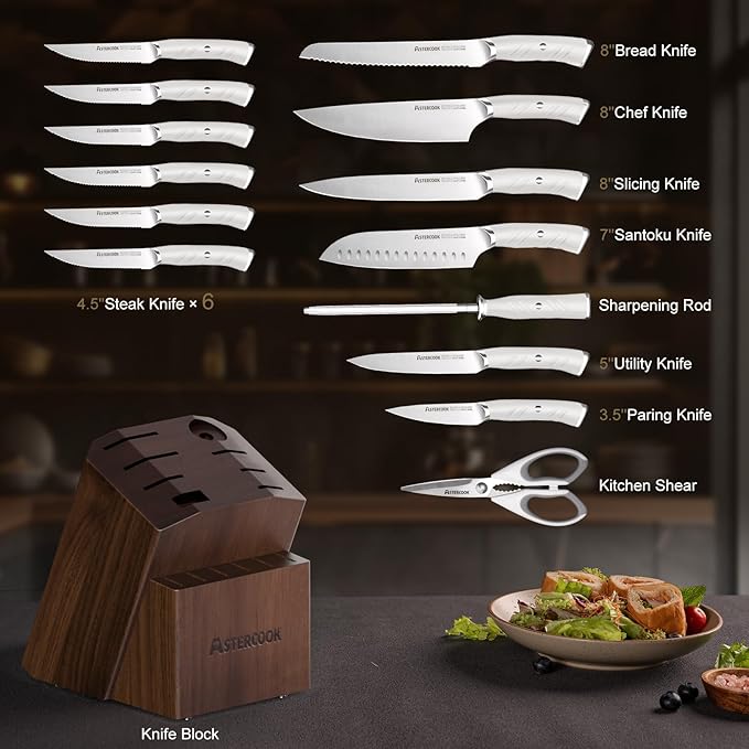 Knife Set, Astercook Kitchen Knife Set