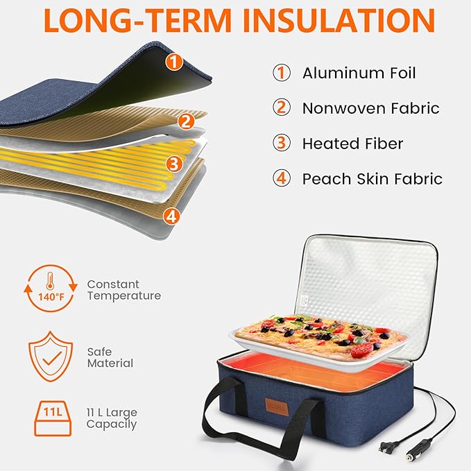 Food Warmer Electric Casserole Carrier - Image 7