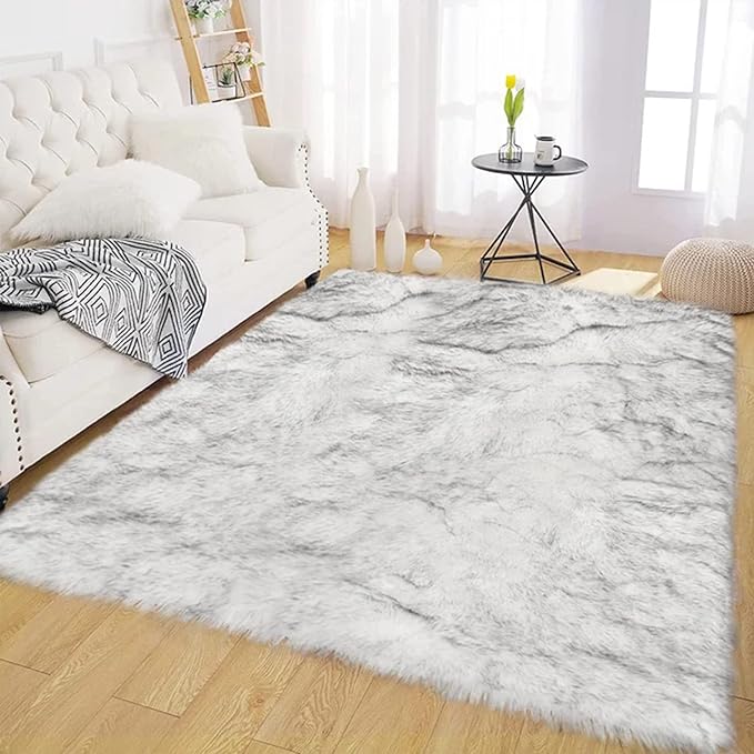 Latepis Area Rugs 9x12 Living Room Alfombras para Salas White - Image 8
