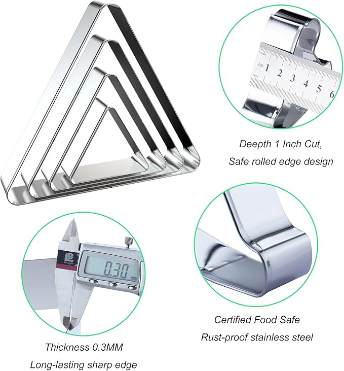 Triangle Cookie Cutter Set - Image 3
