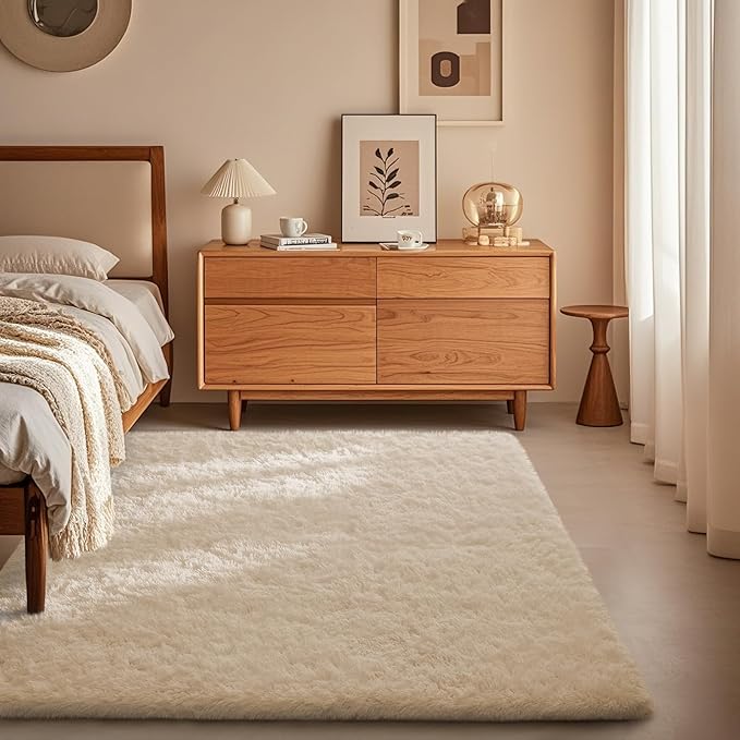 Ophanie 3x5 Rug, Bedside Preppy Dorm Area Rug, College Essentials Non Slip by Ophanie
