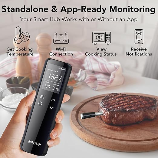 BFOUR Wireless Meat Thermometer Bluetooth