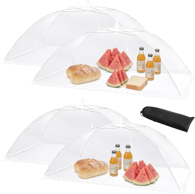 Extra Large Mesh Food Covers for Outside Collapsible and Reusable Food Tents by HBlife
