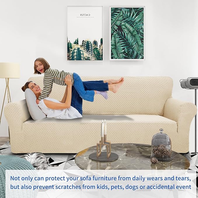 ZNSAYOTX 1 Piece Jacquard Couch Covers - Image 2