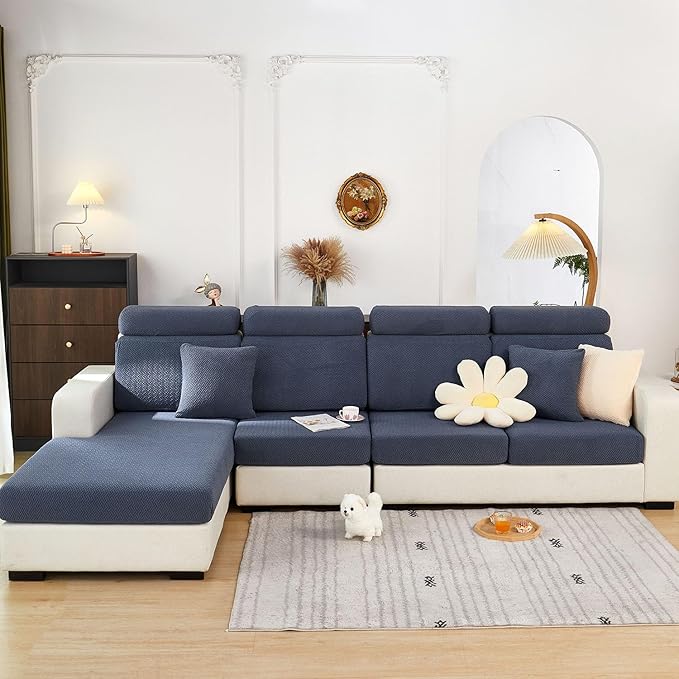 Couch Covers for 3 Cushion Sofa Pet Friendly Couch Cushion Covers Universal - Image 8
