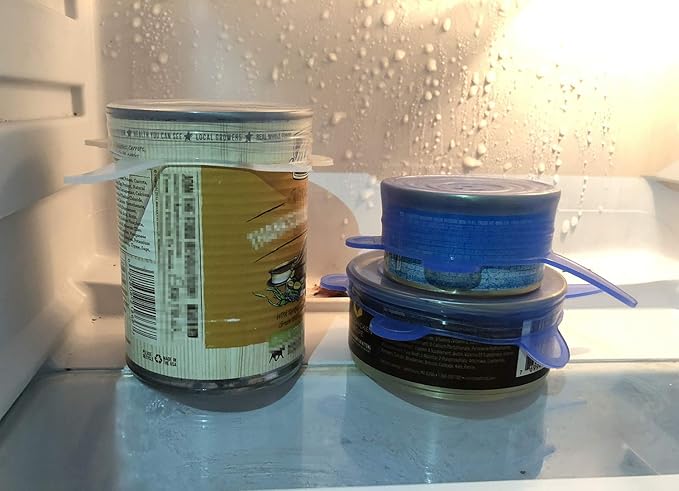 COMTIM Pet Food Can Lids, Silicone Stretch Can Lids Covers - Image 5