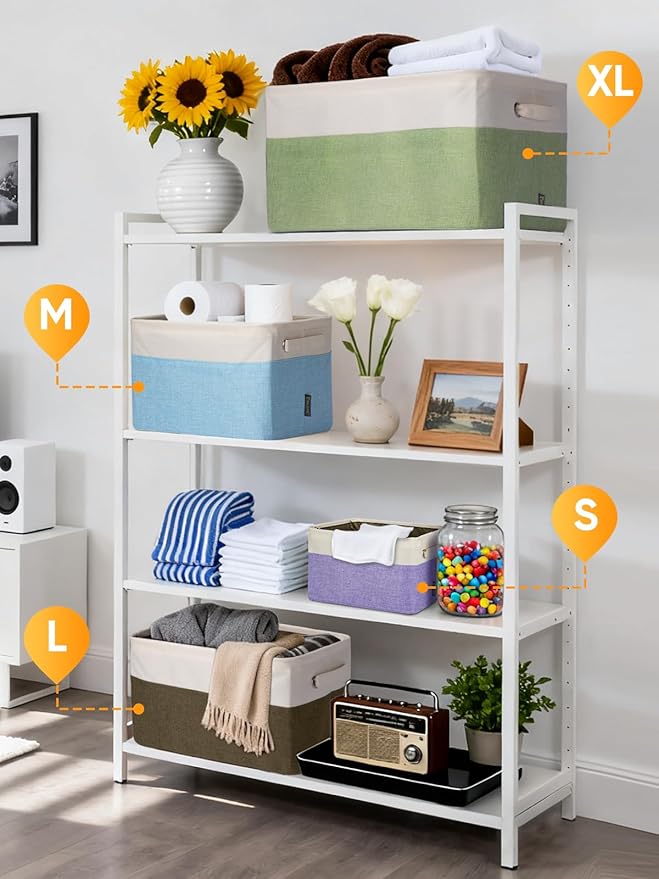 BALEINE 1 Pack Fabric Closet Storage Bins - Image 4
