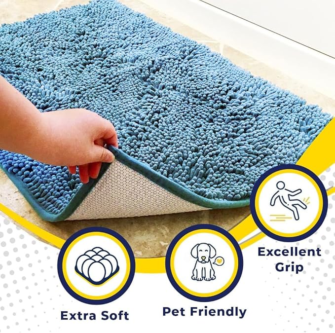 Muddy Mat® | Super Absorbent Door Mat Indoor, Microfiber Quick Dry Chenille - Image 2