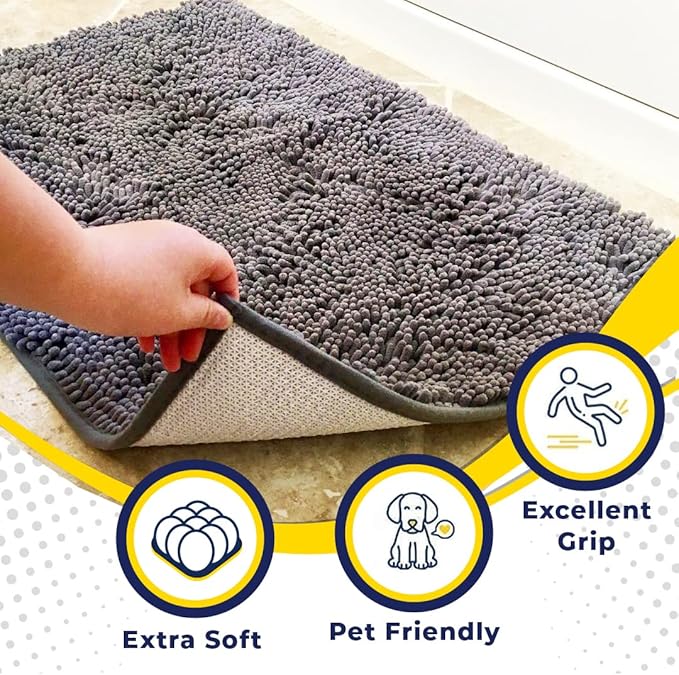 Muddy Mat® | Super Absorbent Door Mat Indoor, Microfiber Quick Dry Chenille - Image 2