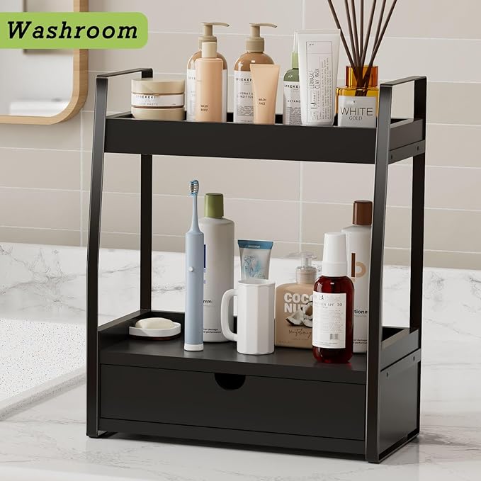 Boulphia 2-Tier Bathroom Organizer Countertop, Bathroom Sink Organizer - Image 6