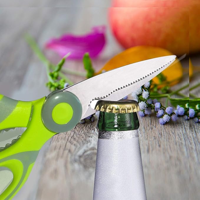 Kitchen Shears, Acelone Premium Heavy Duty Shears Ultra Sharp Stainless Steel - Image 4