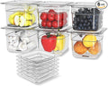 Plastic Clear Food Pan 1/6 Size Stackable Polycarbonate Pan by HNEDSEN