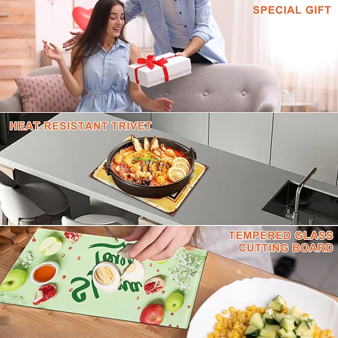 6Pcs Sublimation Cutting Board Blanks, 15x11 Inch Tempered Glass Sublimation - Image 7