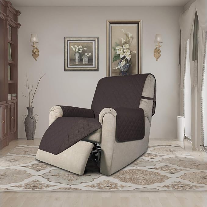 Easy-Going Recliner Chair Slipcover Reversible Sofa Cover Water Resistant Couch - Image 2