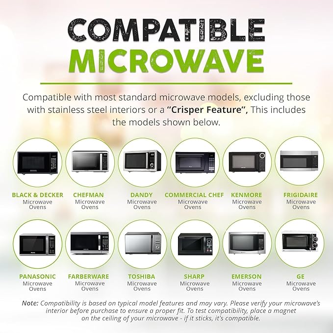 HOVER COVER Magnetic Microwave Splatter Cover, Food Grade Plate Cover, BPA Free - Image 6