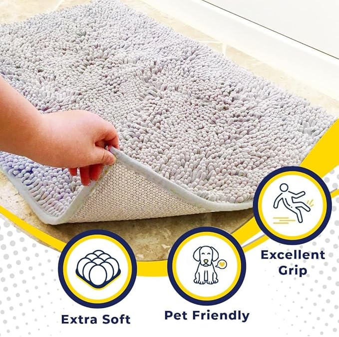 Muddy Mat® | Super Absorbent Door Mat Indoor, Microfiber Quick Dry Chenille - Image 2