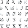 Letter Cookie Cutters Shapes Large 2 Inch by ZADECookieCutter