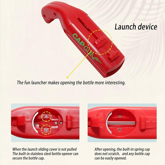 4PCs Cap Gun Bottle Opener - Image 3