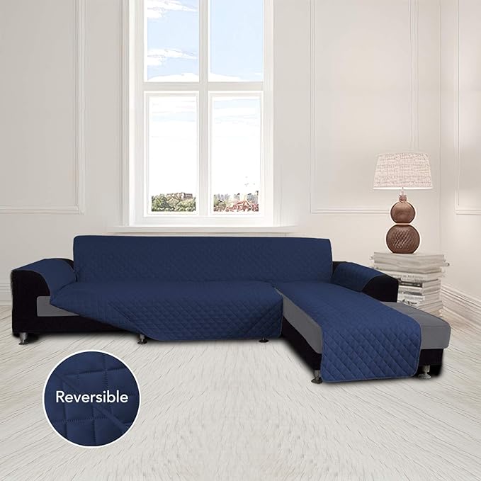Easy-Going L Shape Sofa Slipcover Chaise Cover - Image 2