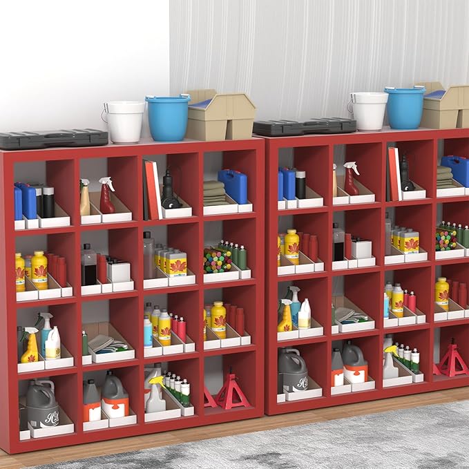 ZBEIVAN Cardboard Storage Bins Boxes 35 Packs 15x4x4.5 Inches, Easy Assembly - Image 6