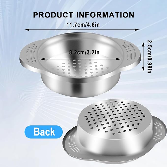 Metal Can Strainer Tuna Fish Press Can Strainer Stainless Steel Food-Grade Tuna - Image 2