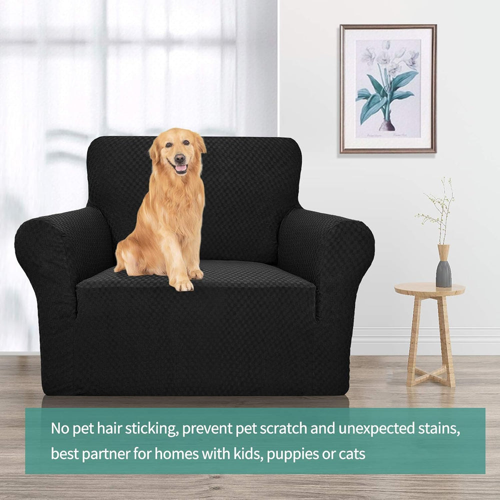 YEMYHOM Couch Cover Latest Jacquard Design High Stretch Sofa Chair Covers for...