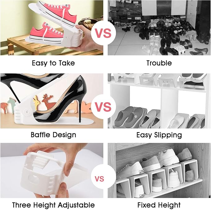 Neprock Shoes Organizer for Closet, Shoe Rack Organizador De Zapatos for Closet - Image 6