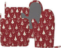 Christmas Oven Mitts and Pot Holders Set by Unknown