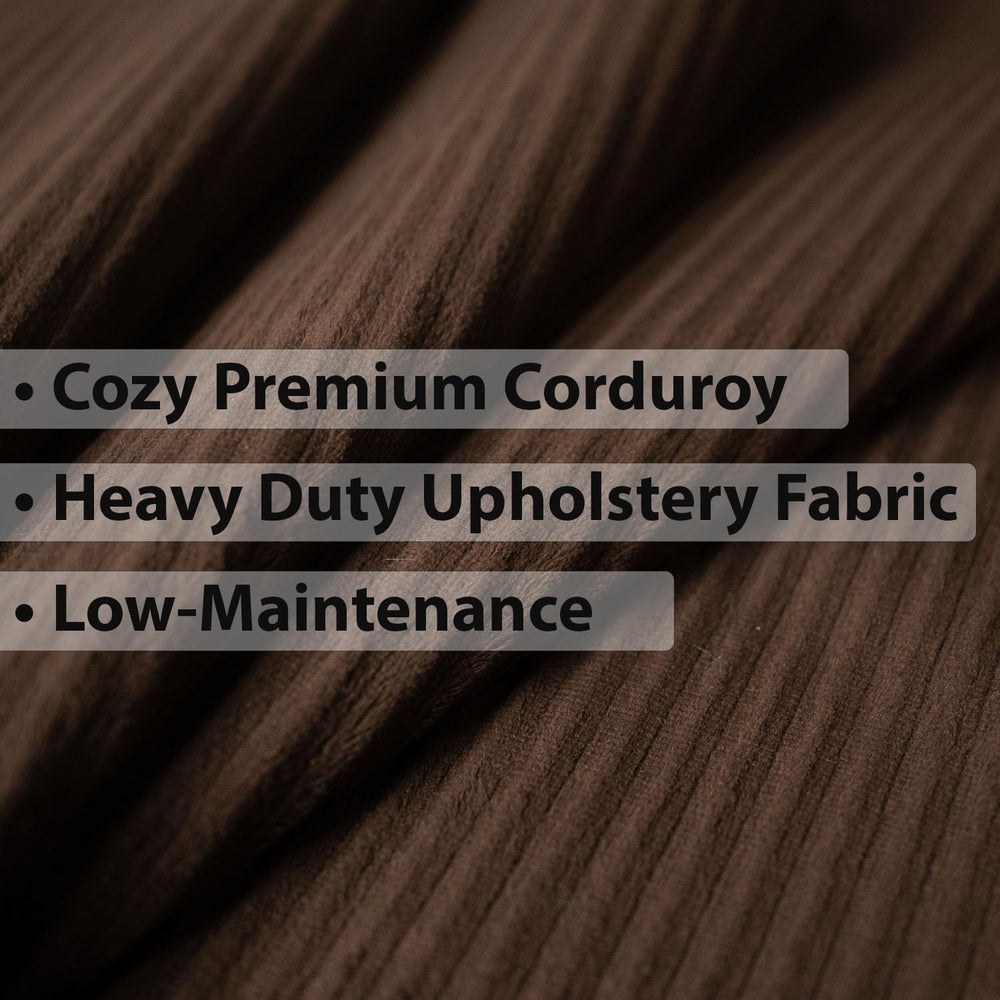 FoammaUSA Premium Corduroy Futon Couch Mattress – Made in USA 6-Inch Memory F...