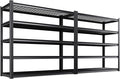 Set of 2 Garage Shelving-3500 lbs 5 Tier Storage Shelves, Adjustable Heavy Duty by Unknown