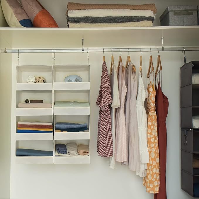GRANNY SAYS 4-Shelf Hanging Organizer, Closet Hanging Shelves, Space Saver - Image 2