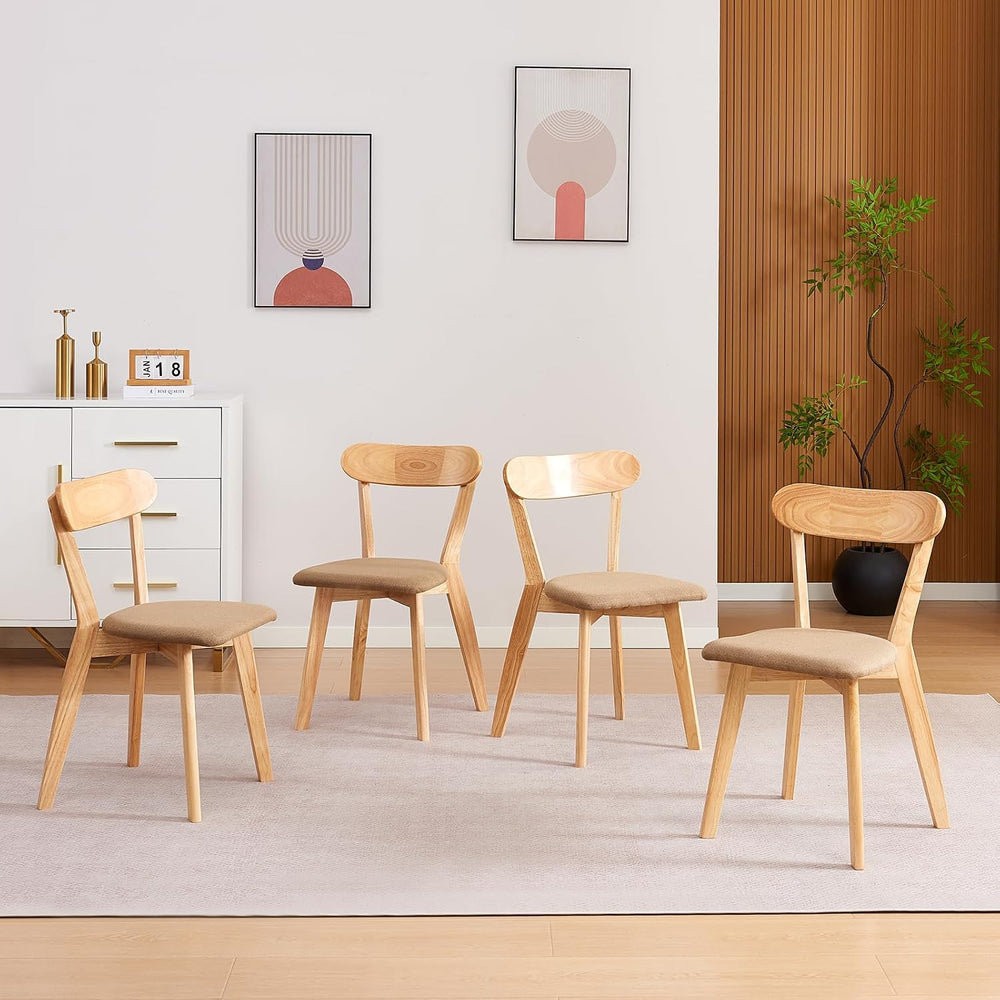 Solid Wood Dining Chairs Set of 4 for Home Kitchen/Living Room/Dinnite
