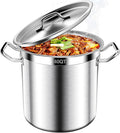Large Stock Pot-40QT Stainless Steel Stockpot by AUFETQ