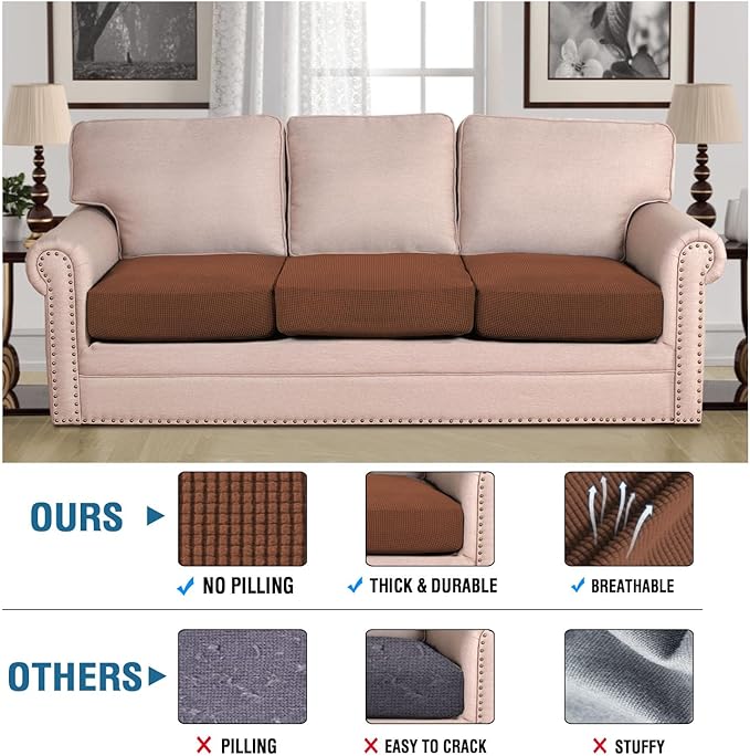 H.VERSAILTEX Super Stretch Individual Seat Cushion Covers - Image 2