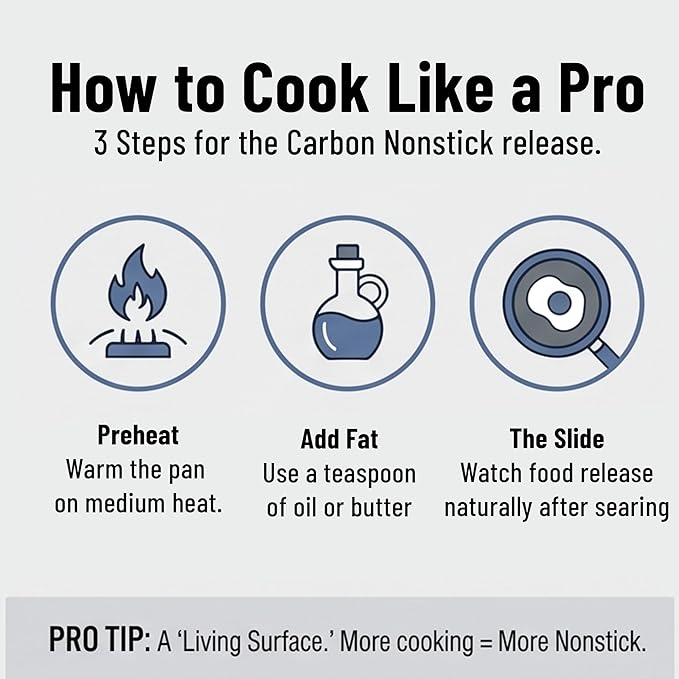 Misen Carbon Nonstick™ Skillet - Image 4