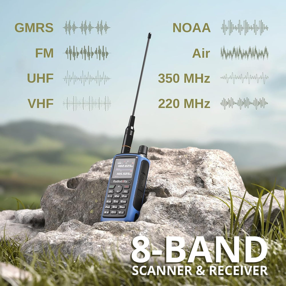 Radioddity GM-30 Pro GMRS Handheld Radio, App Wireless Programming, 1 Pack