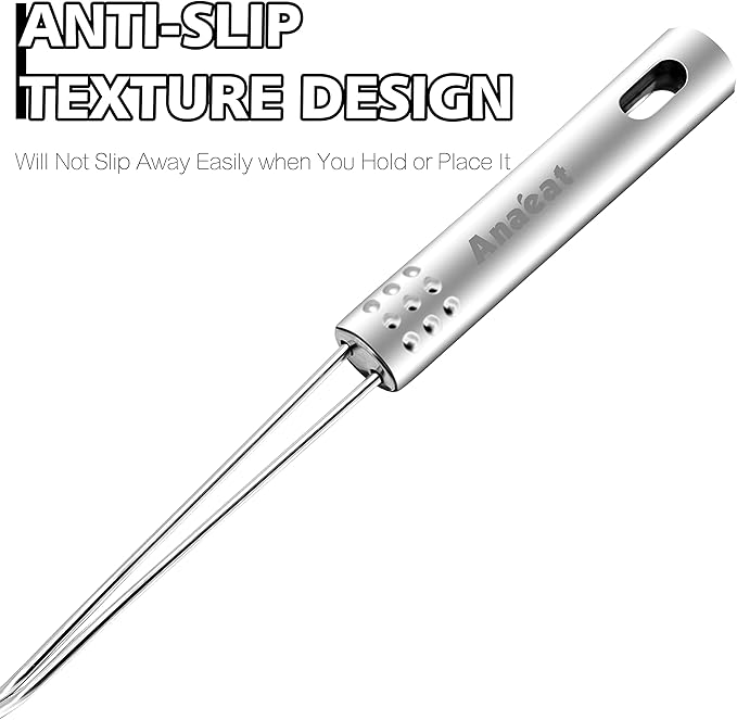 Anaeat 6.1" Stainless Steel Spider Skimmer, Professional Kitchen Pasta Strainer - Image 4