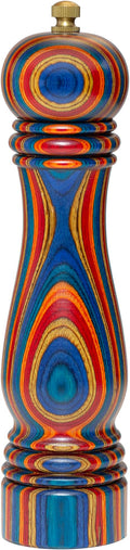 Baltique Montego Bay Pepper Grinder – 8 Inch Colorful Wooden Pepper Mill by TotallyBamboo