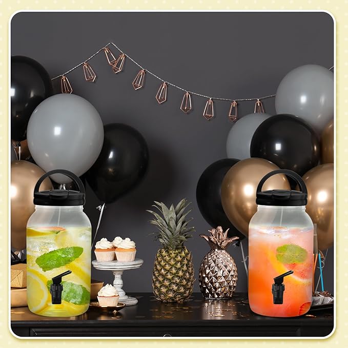 Tanlade 2 Pcs Plastic Drink Dispenser