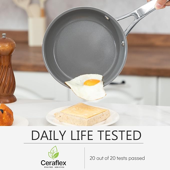 7-Piece Ceramic Nonstick Cookware Set - Image 4