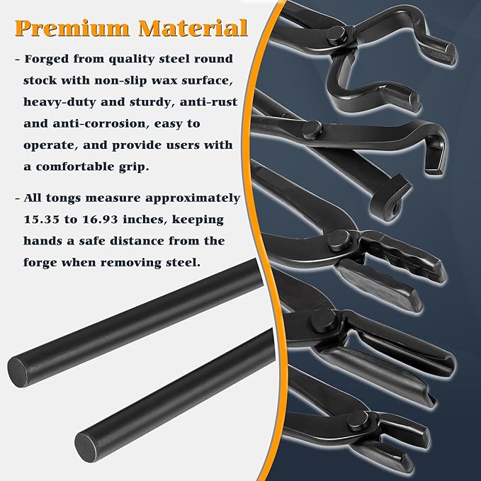 Blacksmith Tongs Set
