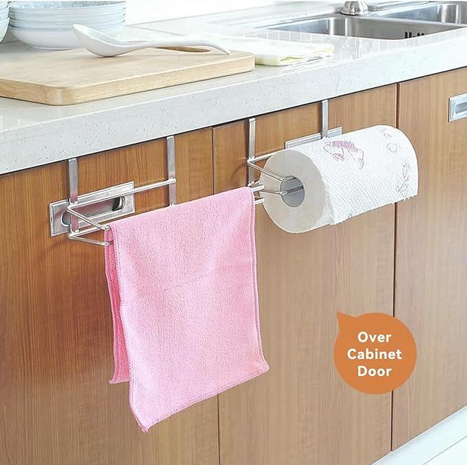 T.R.Sani. Kitchen Paper Towel Holder Under Cabinet, Bathroom Paper Towel Holder - Image 5