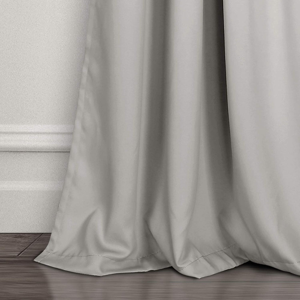 Lush Decor Insulated Grommet Blackout Window Curtain Panels, Pair, 52" W...