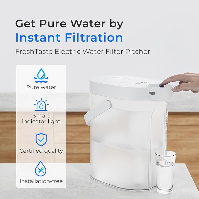 Waterdrop ED06W Electric Water Filter Pitcher