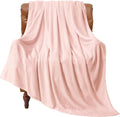 BEDELITE Fleece Blanket Twin Size Pink Morn Throw Blankets by BEDELITE