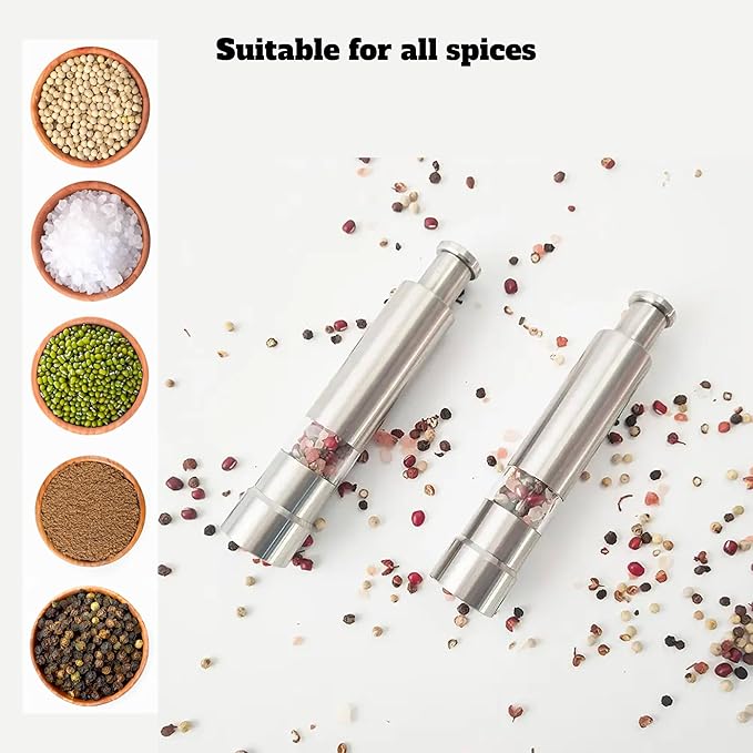 Modern Thumb Click Salt and Pepper Grinder - Image 6
