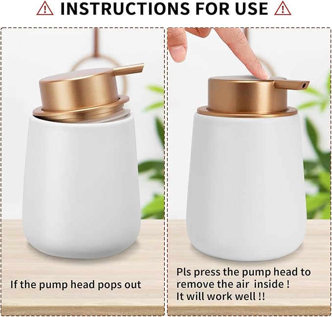 Soap Foaming Dispenser Ceramic - Image 5